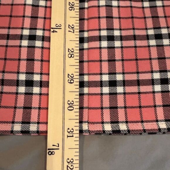 Urban Outfitters Pink and Black Plaid Mini Dress Sleeveless Back Zip Size Small - Picture 8 of 9